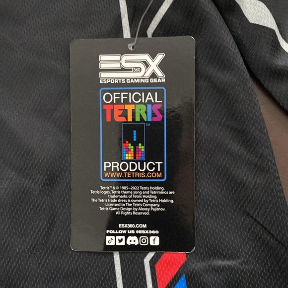 Esports Gaming Gear Tetris Long Sleeve Shirt XXL(18) - Picture 4 of 5